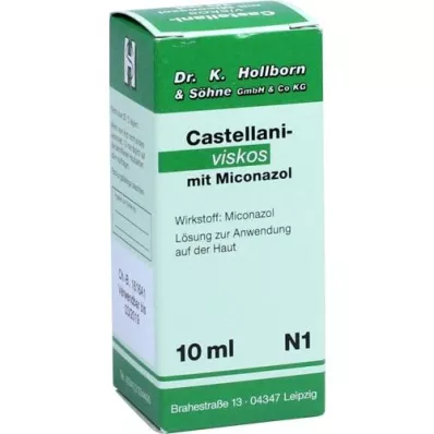 CASTELLANI visqueux avec une solution de miconazole, 10 ml