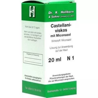 CASTELLANI visqueux avec une solution de miconazole, 20 ml