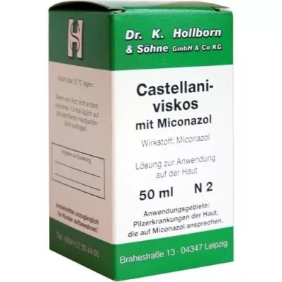 CASTELLANI visqueux avec une solution de miconazole, 50 ml