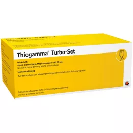 THIOGAMMA Flacons dinjection Turbo Set, 5X50 ml