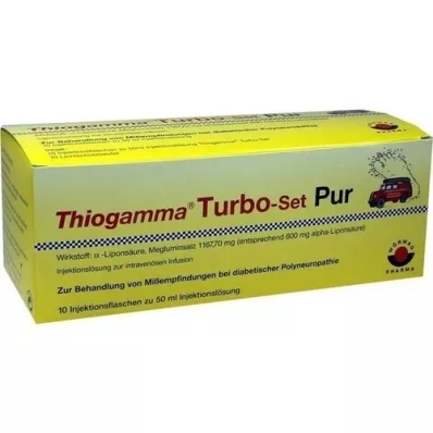 THIOGAMMA Flacons dinjection Turbo Set Pur, 10X50 ml