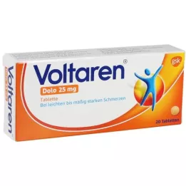 VOLTAREN Comprimés enrobés Dolo 25 mg, 20 pc