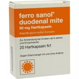 FERRO SANOL acarien duodénal 50 mg suc gastrique dur, 20 pc