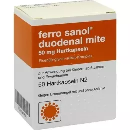 FERRO SANOL acarien duodénal 50 mg suc gastrique dur, 50 pc