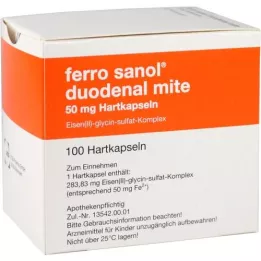 FERRO SANOL acarien duodénal 50 mg suc gastrique dur, 100 pc