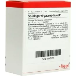 SOLIDAGO VIRGAUREA INJEEL Ampoules, 10 pc