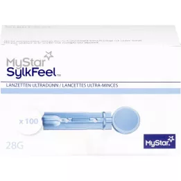 MYSTAR Lancettes SylkFeel 28 G, 100 pc