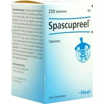 SPASCUPREEL Comprimés, 250 pc