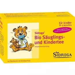 SIDROGA Thés bio en sachets filtre nourrissons et enfants, 20X1,3 g