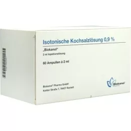 ISOTONISCHE Solution saline 0,9% ampoules Biokanol, 60X2 ml