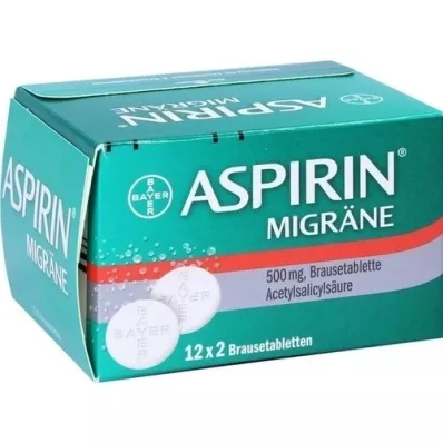 ASPIRIN MIGRÄNE Comprimés effervescents, 24 pc ASPIRIN MIGRÄNE Comprimés effervescents, 24 pc