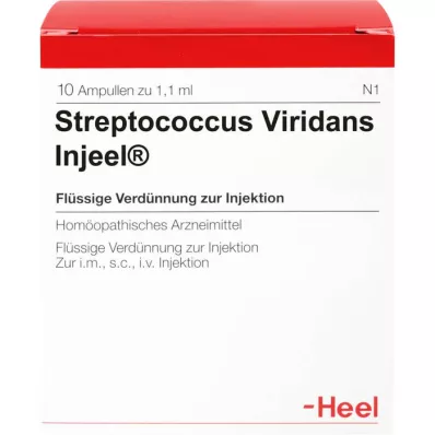 STREPTOCOCCUS VIRIDANS Ampoules Injeel, 10 pc
