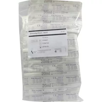 EINMALSPRITZE 20 ml stérile, 10 pc EINMALSPRITZE 20 ml stérile, 10 pc