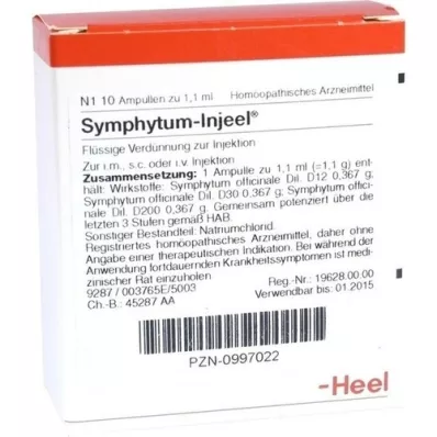 SYMPHYTUM INJEEL Ampoules, 10 pc