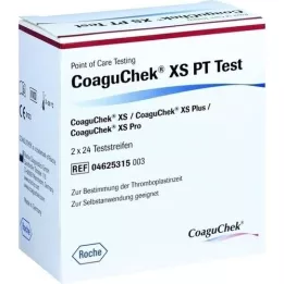 COAGUCHEK XS PT Test, 2X24 pièces
