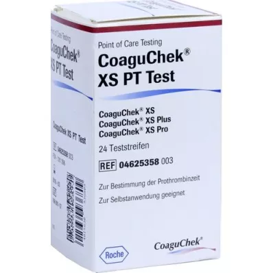 COAGUCHEK XS PT Test, 24 heures