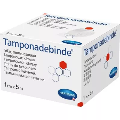 TAMPONADEBINDE 1 cmx5 m stérile Hartmann, 1 pc