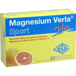 MAGNESIUM VERLA plus granulés, 20 pc