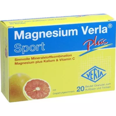 MAGNESIUM VERLA plus granulés, 20 pc