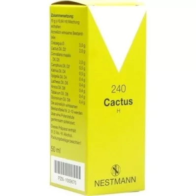 CACTUS H 240 gouttes, 50 ml CACTUS H 240 gouttes, 50 ml