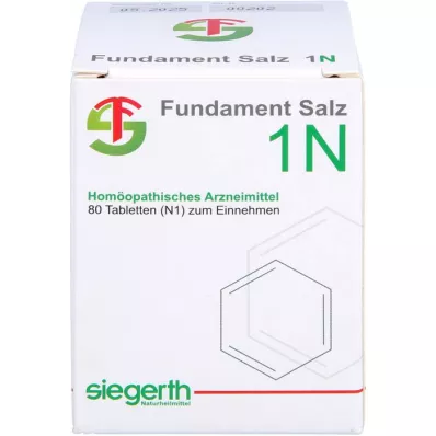 FUNDAMENT-Tablettes de sel I N, 80 pc