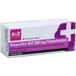 IBUPROFEN AbZ 200 mg comprimés pelliculés, 50 pc