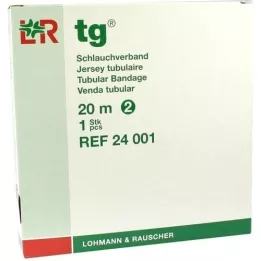 TG Bandage tubulaire taille 2 20 m blanc, 1 pièce