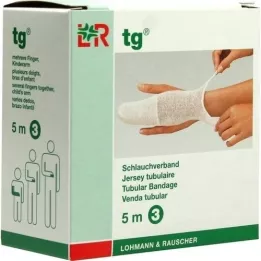 TG Bandage tubulaire taille 3 5 m blanc, 1 pièce