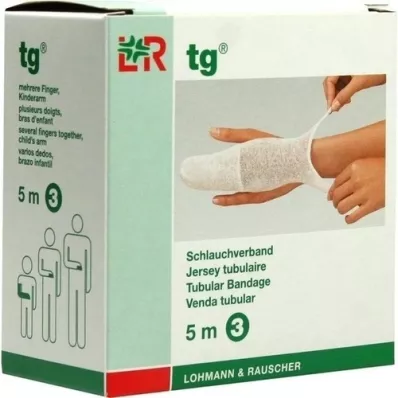 TG Bandage tubulaire taille 3 5 m blanc, 1 pièce