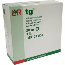 TG Bandage tubulaire taille 6 20 m blanc, 1 pièce