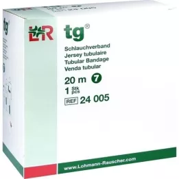 TG Bandage tubulaire taille 7 20 m blanc, 1 pièce