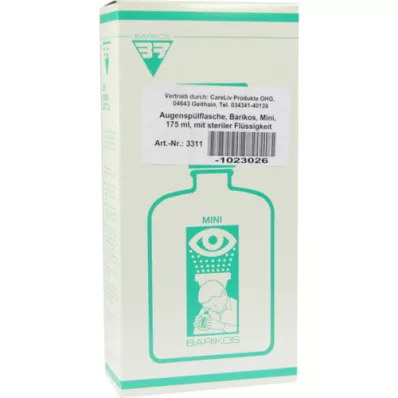 AUGENSPÜLFLASCHE Barikos mini m.ster.liquide, 175 ml