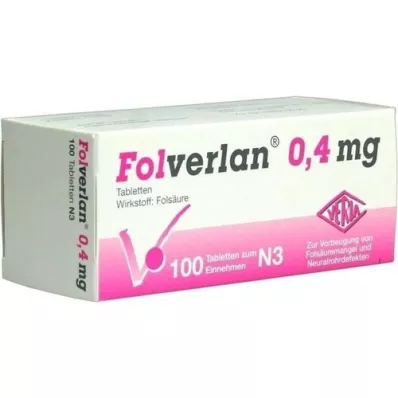 FOLVERLAN comprimés de 0,4 mg, 100 pc