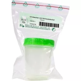 URINBECHER avec bouchon à vis, 1 pièce