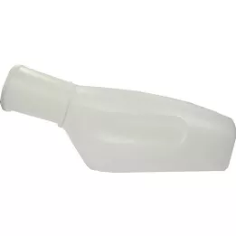 URINFLASCHE Mann plastique 1 l forme ronde laiteuse, 1 pc