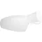 URINFLASCHE Mann plastique 1 l forme ronde laiteuse, 1 pc