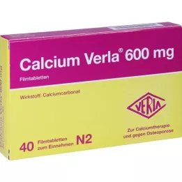CALCIUM VERLA Comprimés pelliculés à 600 mg, 40 pc