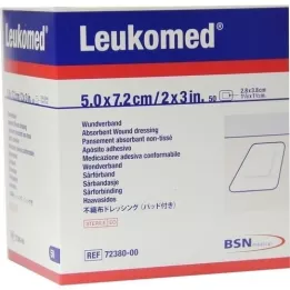 LEUKOMED pansements stériles 5x7,2 cm, 50 pc