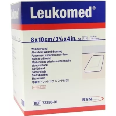 LEUKOMED pansements stériles 8x10 cm, 50 pc