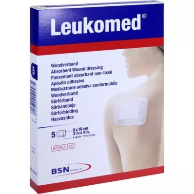 LEUKOMED pansements stériles 8x10 cm, 5 pc