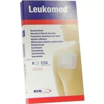 LEUKOMED pansements stériles 8x15 cm, 5 pc