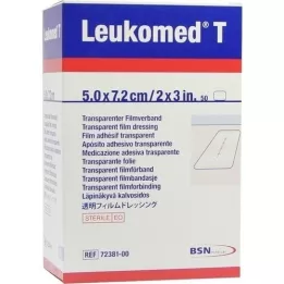 LEUKOMED pansements transp.stériles 5x7,2 cm, 50 pc