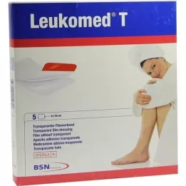 LEUKOMED pansements transp.stériles 8x10 cm, 5 pc