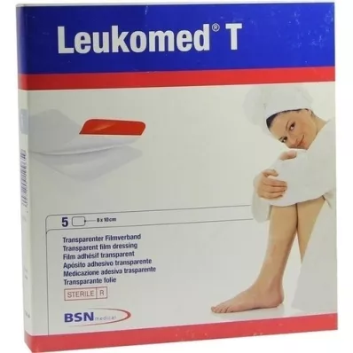 LEUKOMED pansements transp.stériles 8x10 cm, 5 pc