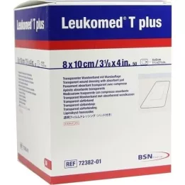 LEUKOMED pansements stériles transp.plus 8x10 cm, 50 pc