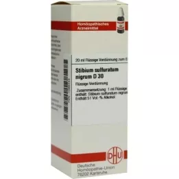STIBIUM SULFURATUM NIGRUM Dilution D30, 20 ml