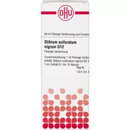 STIBIUM SULFURATUM NIGRUM Dilution D12, 50 ml
