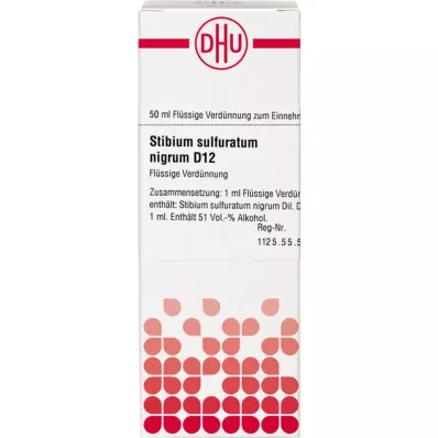 STIBIUM SULFURATUM NIGRUM Dilution D12, 50 ml