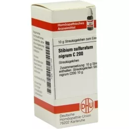 STIBIUM SULFURATUM NIGRUM C 200 globules, 10 g