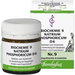 BIOCHEMIE 9 Natrum phosphoricum D 6 comprimés, 80 pc